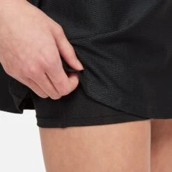 Nike Girls' Dri-FIT Victory Flouncy Skirt (Black/White) 10 Nike Girls' Dri-FIT Victory Flouncy Skirt (Black/White) -RacquetGuys Sales CV7575 010 PHSYM003 3144