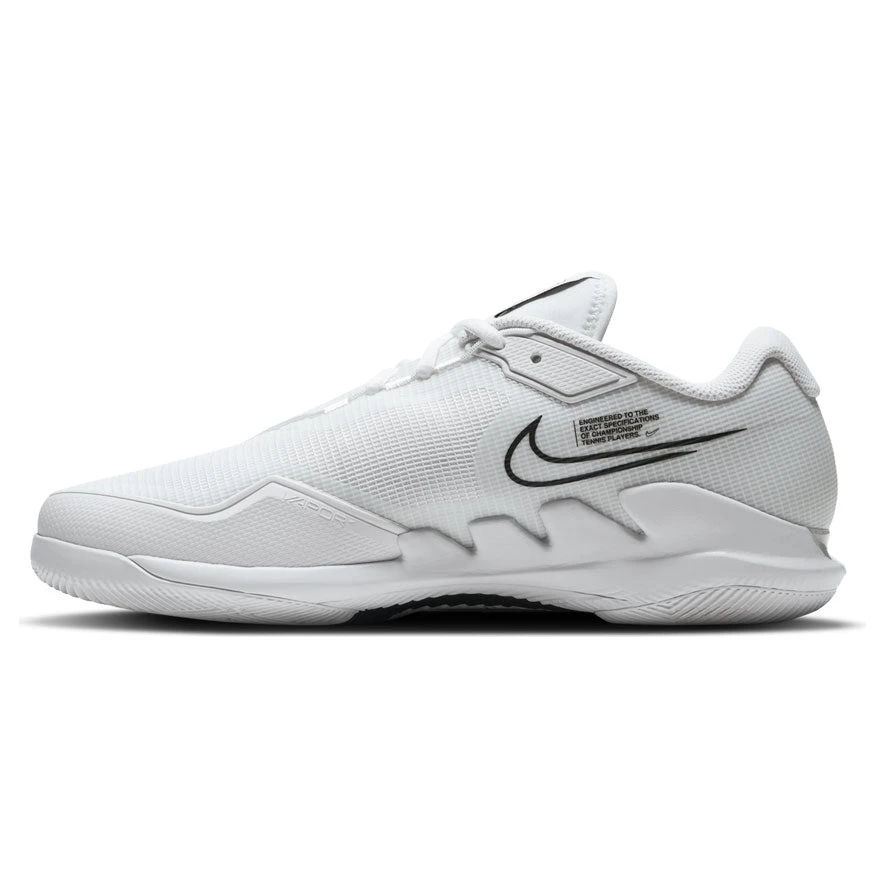 Nike Air Zoom Vapor Pro Men's Tennis Shoe (White/Black) 2 Nike Air Zoom Vapor Pro Men's Tennis Shoe (White/Black) - Image 2