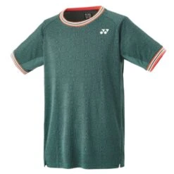 Yonex Men's Crew Neck Shirt (Olive) -RacquetGuys Sales Capture5 1