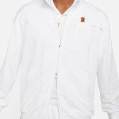 Nike Men's Core Heritage Tennis Jacket (White) -RacquetGuys Sales DC0620 100 PHSYM003 3144