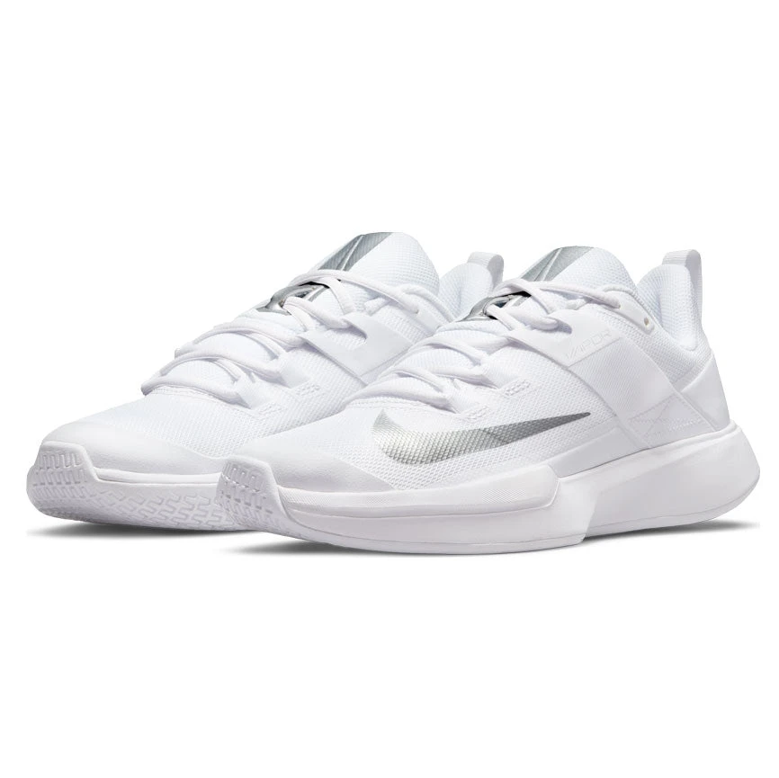 Nike Vapor Lite Women's Tennis Shoe (White/Silver) 8 Nike Vapor Lite Women's Tennis Shoe (White/Silver) - Image 8