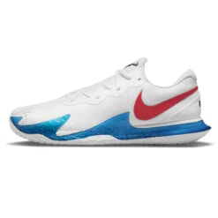 Nike Zoom Vapor Cage 4 Rafa Men's Tennis Shoe (White/Red/Blue) -RacquetGuys Sales DD1579 113 PHSLH000 3144