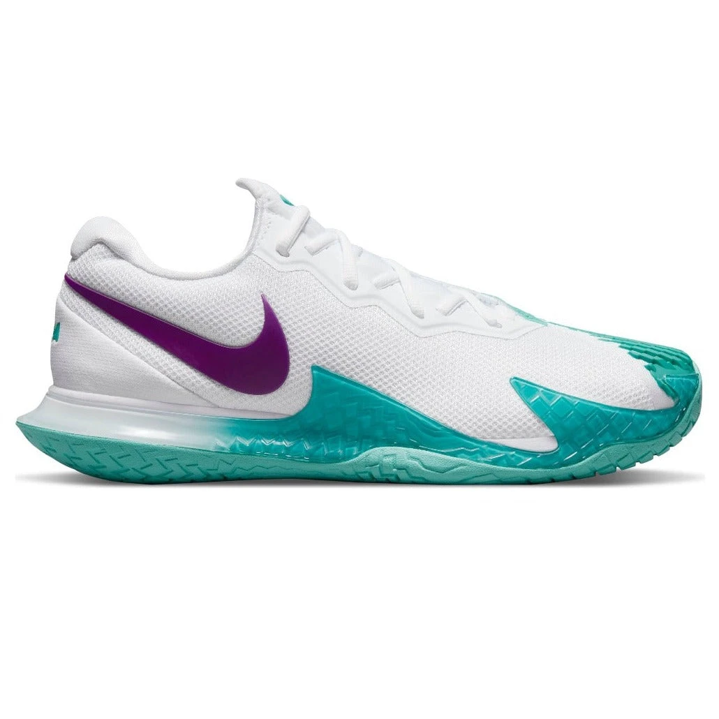 Nike Zoom Vapor Cage 4 Rafa Men's Tennis Shoe (White/Red/Teal) 1 Nike Zoom Vapor Cage 4 Rafa Men's Tennis Shoe (White/Red/Teal)