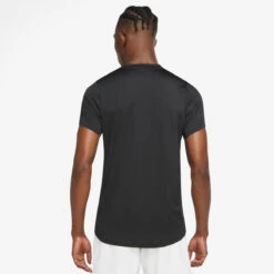 Nike Men's Dri-FIT Advantage Top (Black/White) 5 Nike Men's Dri-FIT Advantage Top (Black/White) -RacquetGuys Sales DD8317 010 PHSBM001 3144