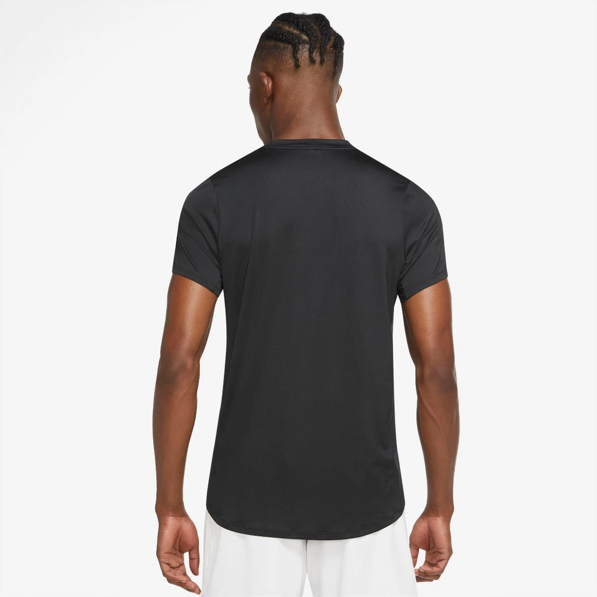 Nike Men's Dri-FIT Advantage Top (Black/White) 3 Nike Men's Dri-FIT Advantage Top (Black/White) - Image 3