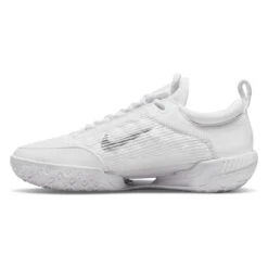 Nike Court Zoom NXT Women's Tennis Shoe (White/Metallic Silver) 4 Nike Court Zoom NXT Women's Tennis Shoe (White/Metallic Silver) -RacquetGuys Sales DH0222 101 1
