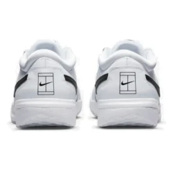 Nike Court Zoom Lite 3 Men's Tennis Shoe (White/Back) 6 Nike Court Zoom Lite 3 Men's Tennis Shoe (White/Back) -RacquetGuys Sales DH0626 100back