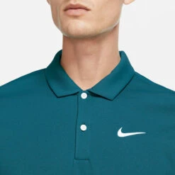Nike Men's Dri-FIT Victory Solid Polo (Bright Spruce/White) 5 Nike Men's Dri-FIT Victory Solid Polo (Bright Spruce/White) -RacquetGuys Sales DH0857 367 PHSYM001 3144