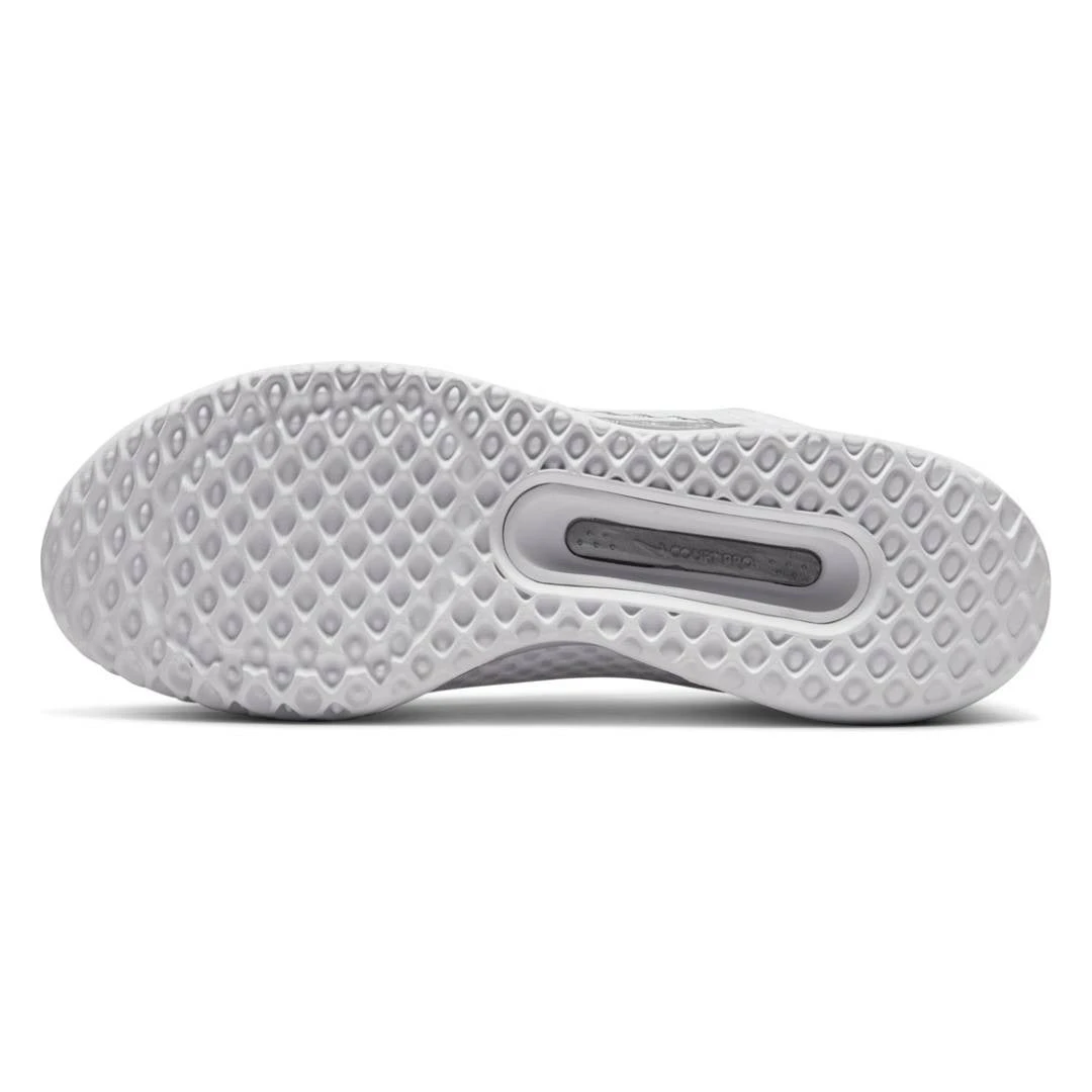 Nike Court Zoom Pro Women's Tennis Shoe (White/Metallic Silver) 3 Nike Court Zoom Pro Women's Tennis Shoe (White/Metallic Silver) - Image 3