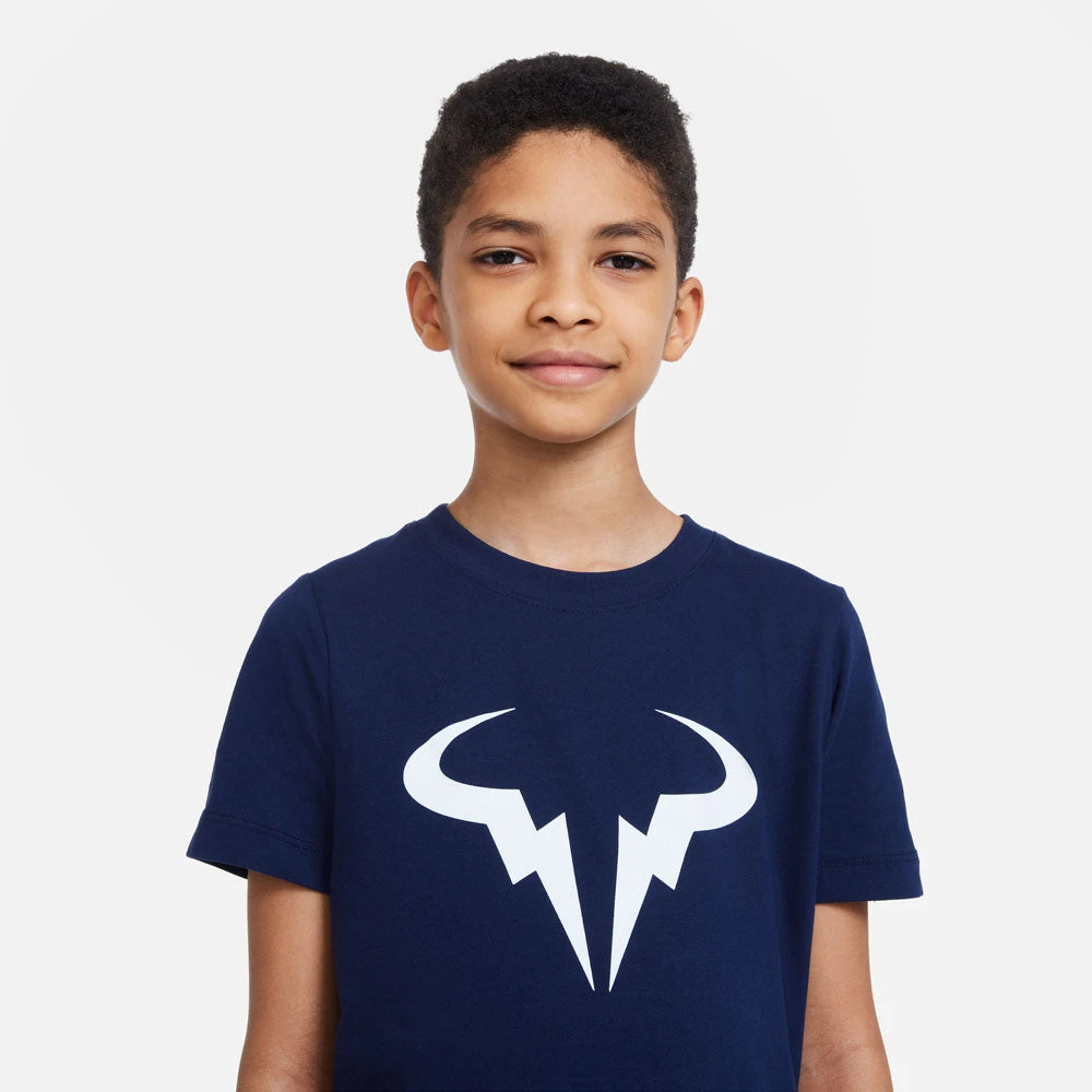 Nike Boys Dri-FIT Rafa Top (Obsidian/White) 4 Nike Boys Dri-FIT Rafa Top (Obsidian/White) - Image 4