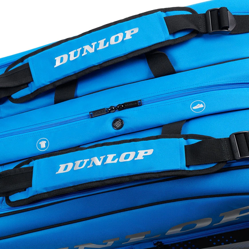 Dunlop FX Performance 12 Pack Racquet Bag (Black/Blue) 4 Dunlop FX Performance 12 Pack Racquet Bag (Black/Blue) - Image 4