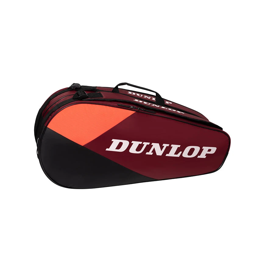 Dunlop CX Club 6 Pack Racquet Bag (Red/Black) 2 Dunlop CX Club 6 Pack Racquet Bag (Red/Black) - Image 2