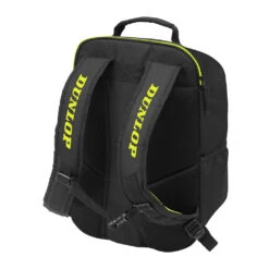 Dunlop SX Performance Backpack Racquet Bag (Black/Yellow) 7 Dunlop SX Performance Backpack Racquet Bag (Black/Yellow) -RacquetGuys Sales DT20 10295189 SX PERFORMANCE BACKPACK BLK YLW 3