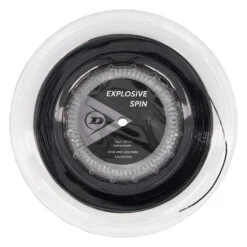 Dunlop Explosive Spin 16/1.30 Tennis String Reel (Black)