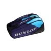 Dunlop FX Performance 8 Pack Racquet Bag (Violet/Cyan)