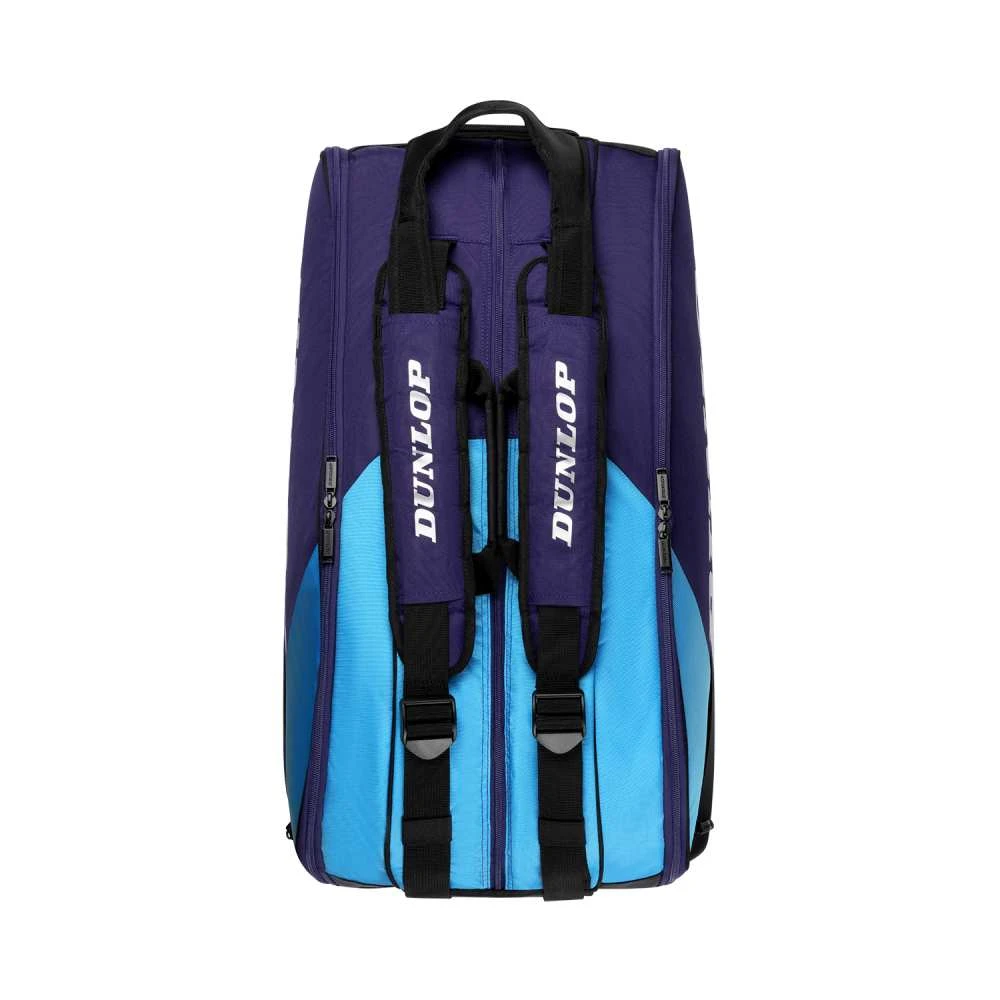 Dunlop FX Performance 8 Pack Racquet Bag (Violet/Cyan) 2 Dunlop FX Performance 8 Pack Racquet Bag (Violet/Cyan) - Image 2