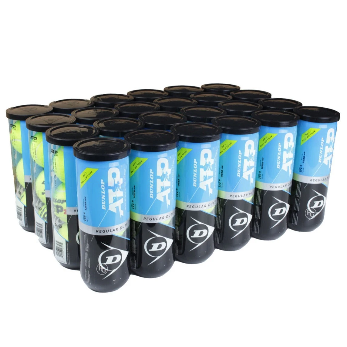 Dunlop ATP Regular Duty Tennis Balls – 24 Can Case 1 Dunlop ATP Regular Duty Tennis Balls – 24 Can Case
