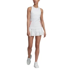 Adidas Women's Stella McCartney Tank Top (White) 19 Adidas Women's Stella McCartney Tank Top (White) -RacquetGuys Sales EA3122 APP on model standard outfit white