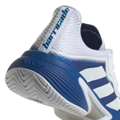 Adidas Barricade Men's Tennis Shoe (Royal Blue/Cloud White/Silver Metallic) -RacquetGuys Sales FZ3936 FTW photo detail 1 white