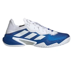 Adidas Barricade Men's Tennis Shoe (Royal Blue/Cloud White/Silver Metallic)