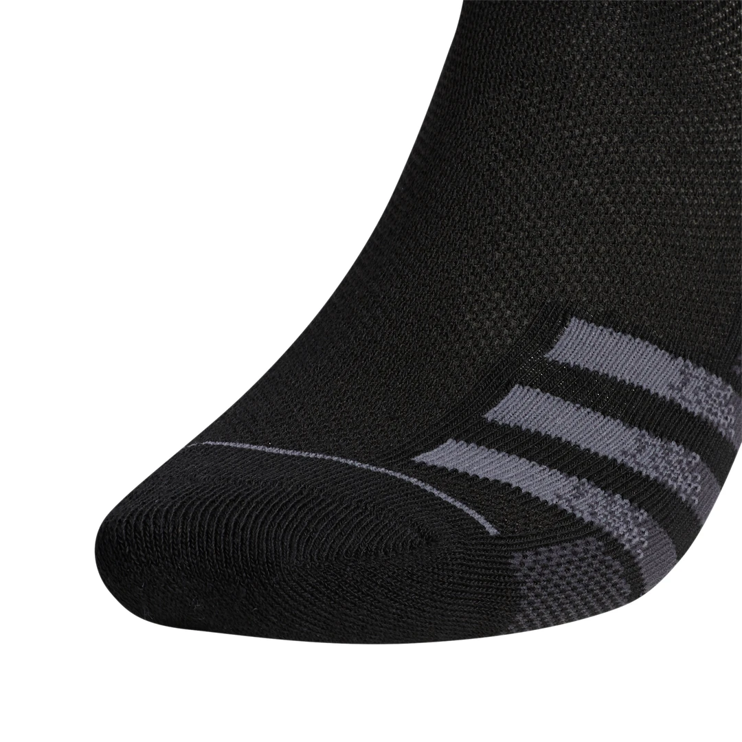 Adidas Men's Superlite Quarter Crew Socks (Black) 3 Adidas Men's Superlite Quarter Crew Socks (Black) - Image 3