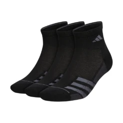 Adidas Men's Superlite Quarter Crew Socks (Black)