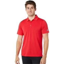 Fila Men's Essentials Pique Polo Top (Fila Red)