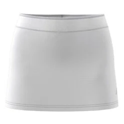 Adidas Women's Club Skirt (White/Grey) -RacquetGuys Sales GH7221 8 APPAREL ZIP Turntable 3d 1 transparent