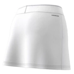 Adidas Women's Club Skirt (White/Grey) -RacquetGuys Sales GH7221 8 APPAREL ZIP Turntable 3d 4 transparent