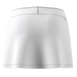 Adidas Women's Club Skirt (White/Grey) -RacquetGuys Sales GH7221 8 APPAREL ZIP Turntable 3d 5 transparent