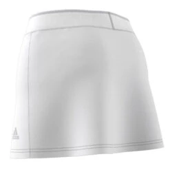 Adidas Women's Club Skirt (White/Grey) -RacquetGuys Sales GH7221 8 APPAREL ZIP Turntable 3d 6 transparent