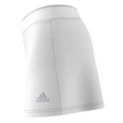 Adidas Women's Club Skirt (White/Grey) -RacquetGuys Sales GH7221 8 APPAREL ZIP Turntable 3d 7 transparent