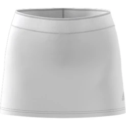 Adidas Women's Club Skirt (White/Grey) -RacquetGuys Sales GH7221 APP virtual front white