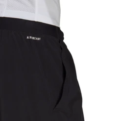 Adidas Men's Club Stretch Woven 7-Inch Shorts (Black/White) 11 Adidas Men's Club Stretch Woven 7-Inch Shorts (Black/White) -RacquetGuys Sales GL5409 APP on model detail 1 white ab698e65 1071 4793 adf2 eb4db2fc4bcd