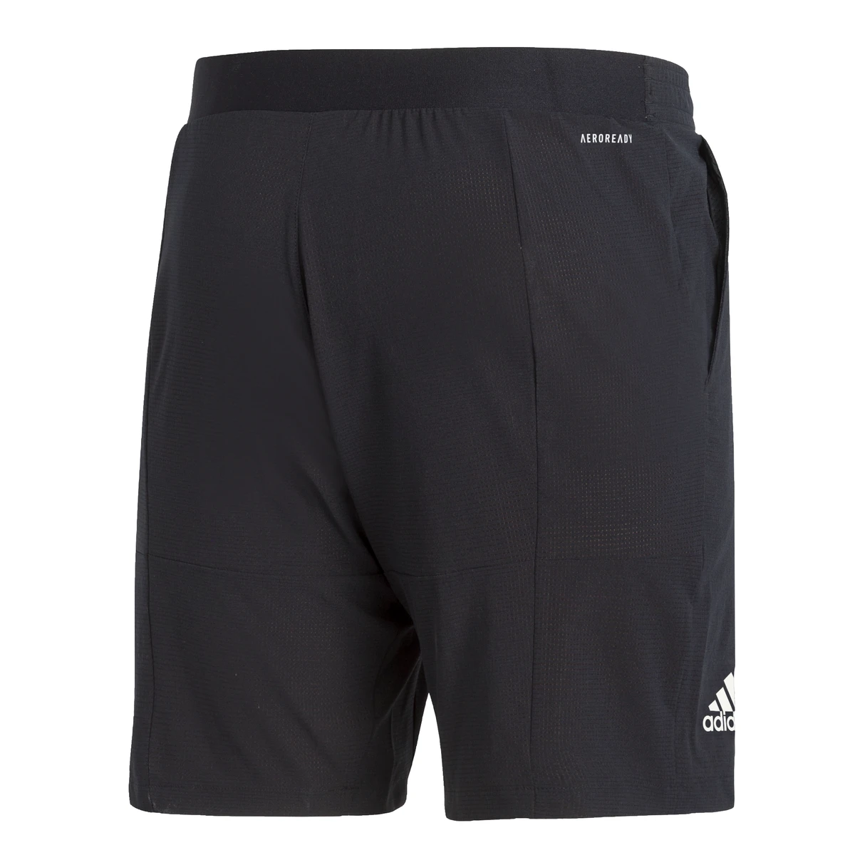 Adidas Men's Club Stretch Woven 7-Inch Shorts (Black/White) 7 Adidas Men's Club Stretch Woven 7-Inch Shorts (Black/White) - Image 7