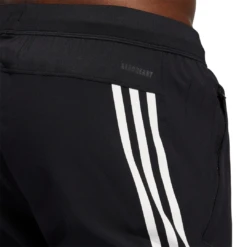 Adidas Men's AeroReady Woven 3 Stripes Pants (Black/White) 12 Adidas Men's AeroReady Woven 3 Stripes Pants (Black/White) -RacquetGuys Sales GM0639 APP on model detail 1 white