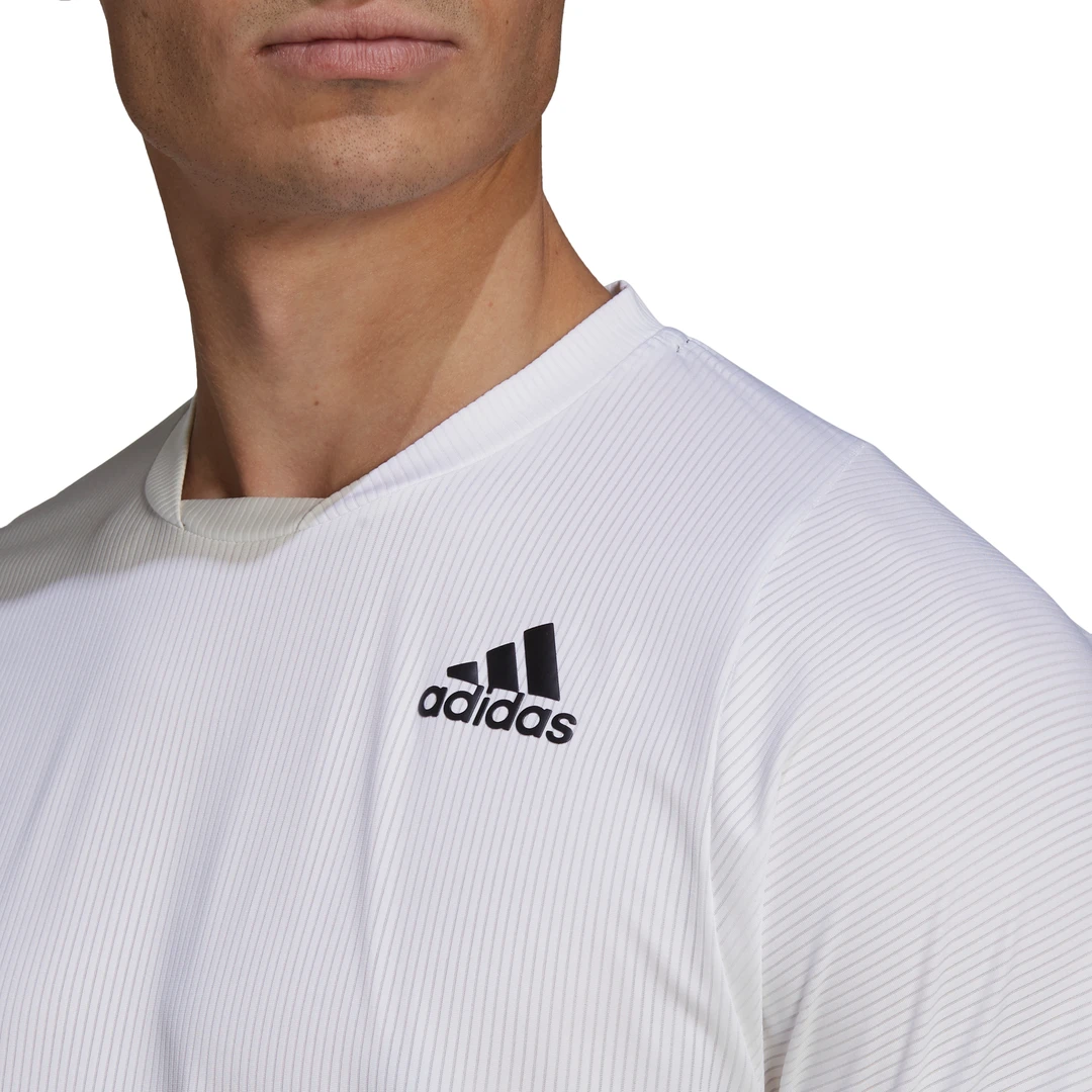 Adidas Men's FreeLift Primeblue Top (White) 6 Adidas Men's FreeLift Primeblue Top (White) - Image 6