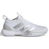 Adidas Adizero Ubersonic 4 Women's Tennis Shoe (White/Silver/Grey)
