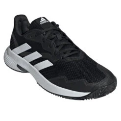 Adidas CourtJam Control Men's Tennis Shoe (Core Black/Cloud White) 13 Adidas CourtJam Control Men's Tennis Shoe (Core Black/Cloud White) -RacquetGuys Sales GW2554 6