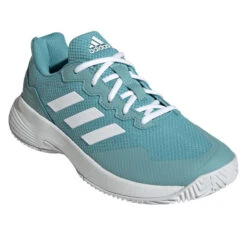 Adidas GameCourt 2 Women's Tennis Shoe (Mint Ton/Cloud White) -RacquetGuys Sales GW6262 6