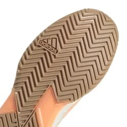 Adidas Adizero Ubersonic 4 Parley Women's Tennis Shoes (White/Beam Orange) -RacquetGuys Sales GX9624 8 FOOTWEAR Photography DetailView1 white