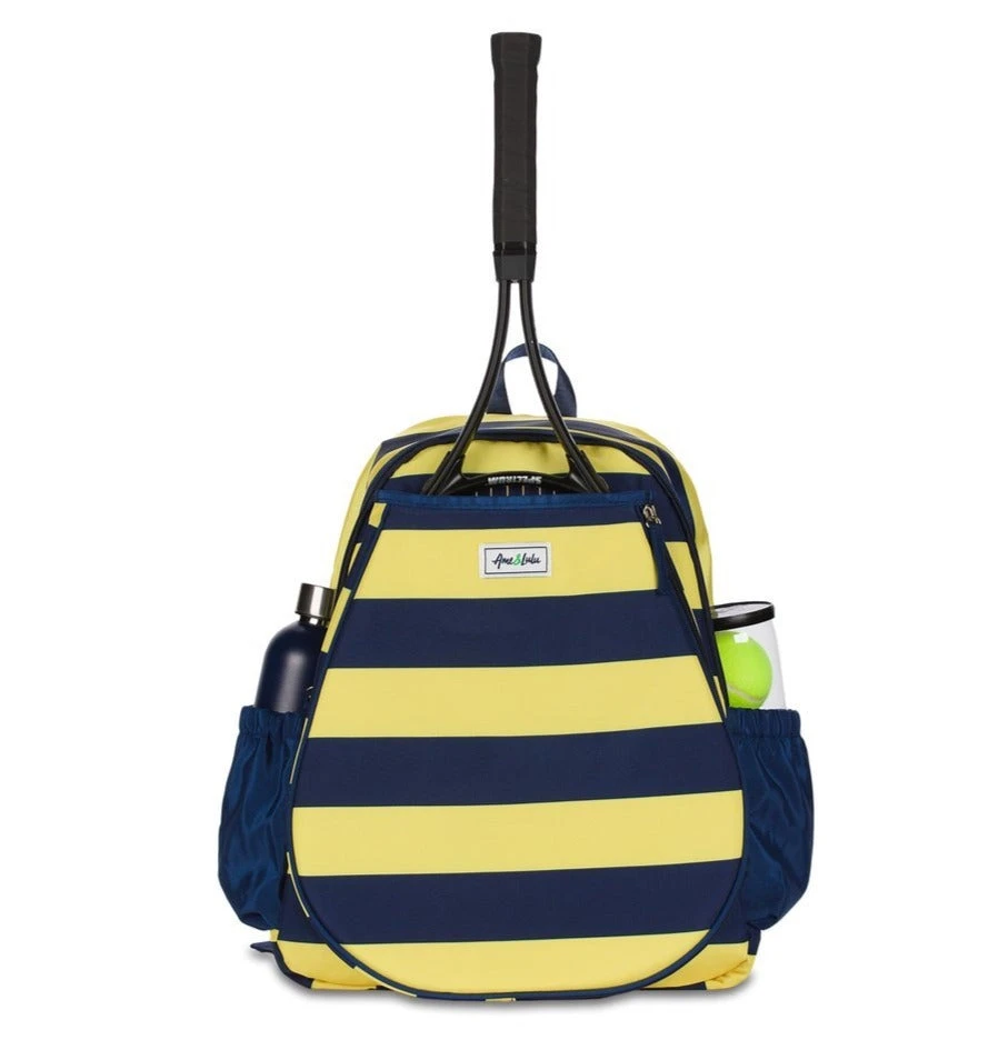 Ame & Lulu Game On Happy Backpack Racquet Bag 1 Ame & Lulu Game On Happy Backpack Racquet Bag