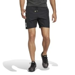 Adidas Men's Paris Heat.Rdy 7-Inch Shorts (Black) 11 Adidas Men's Paris Heat.Rdy 7-Inch Shorts (Black) -RacquetGuys Sales HG4203 3 APPAREL OnModel StandardView white