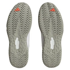 Adidas SoleMatch Control Men's Tennis Shoe (White/Black) -RacquetGuys Sales HQ8436 4 FOOTWEAR Photography BottomView transparent