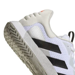 Adidas SoleMatch Control Men's Tennis Shoe (White/Black) -RacquetGuys Sales HQ8436 8 FOOTWEAR Photography DetailView1 transparent