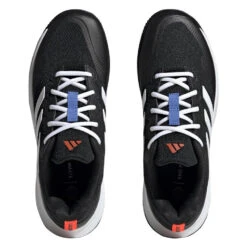 Adidas GameCourt 2 Men's Tennis Shoe (Black/White) -RacquetGuys Sales HQ8478 3 FOOTWEAR Photography TopPortraitView transparent