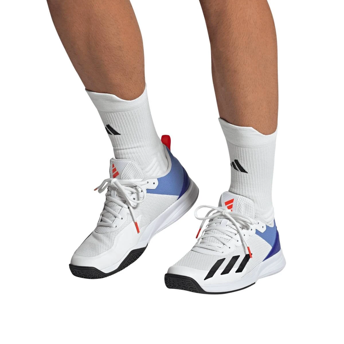 Adidas Courtflash Speed Men's Tennis Shoe (White/Black) 9 Adidas Courtflash Speed Men's Tennis Shoe (White/Black) - Image 9