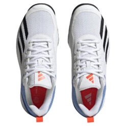 Adidas Courtflash Speed Men's Tennis Shoe (White/Black) 13 Adidas Courtflash Speed Men's Tennis Shoe (White/Black) -RacquetGuys Sales HQ8481 3 FOOTWEAR Photography TopPortraitView transparent