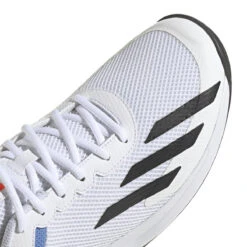 Adidas Courtflash Speed Men's Tennis Shoe (White/Black) 15 Adidas Courtflash Speed Men's Tennis Shoe (White/Black) -RacquetGuys Sales HQ8481 8 FOOTWEAR Photography DetailView1 transparent