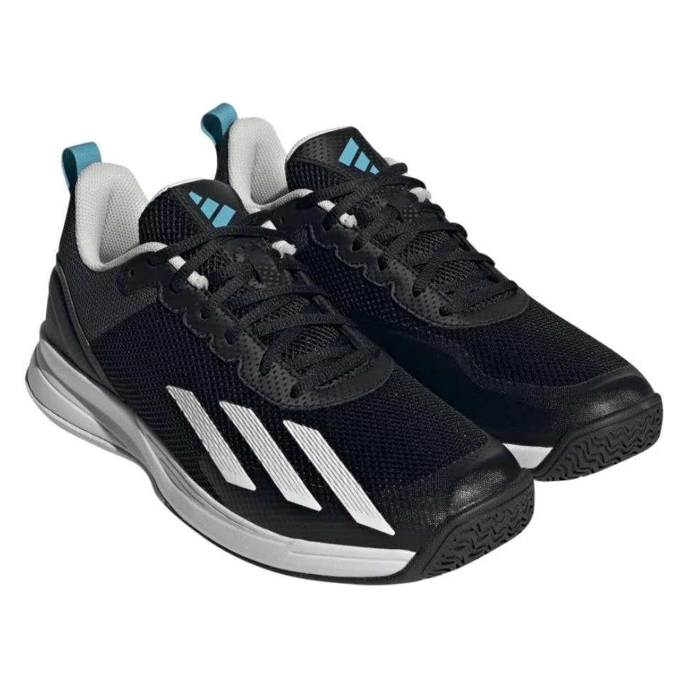 Adidas Courtflash Speed Men's Tennis Shoe (Black/White) 3 Adidas Courtflash Speed Men's Tennis Shoe (Black/White) - Image 3